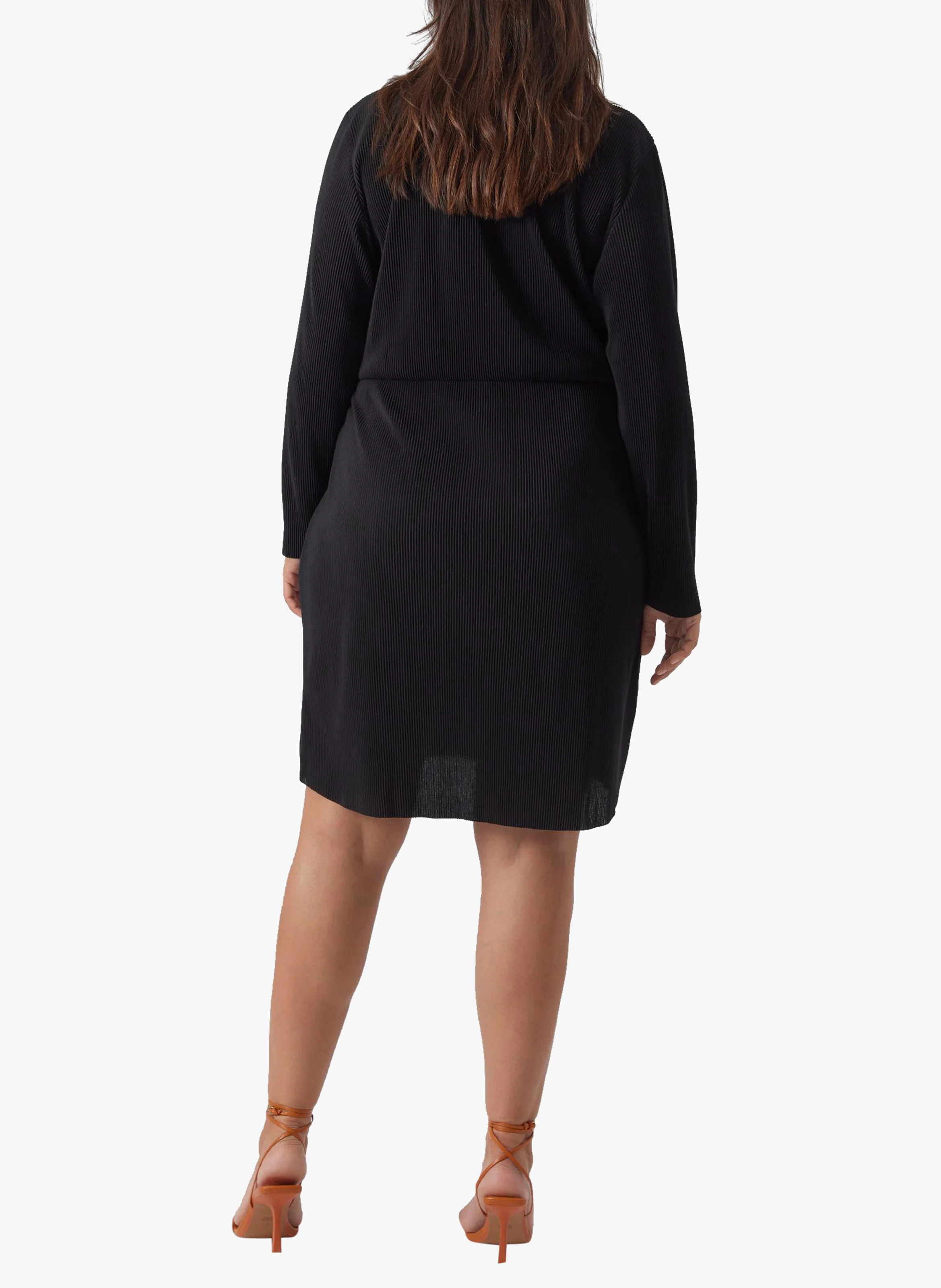 LICA - Robe courte col V| Noir