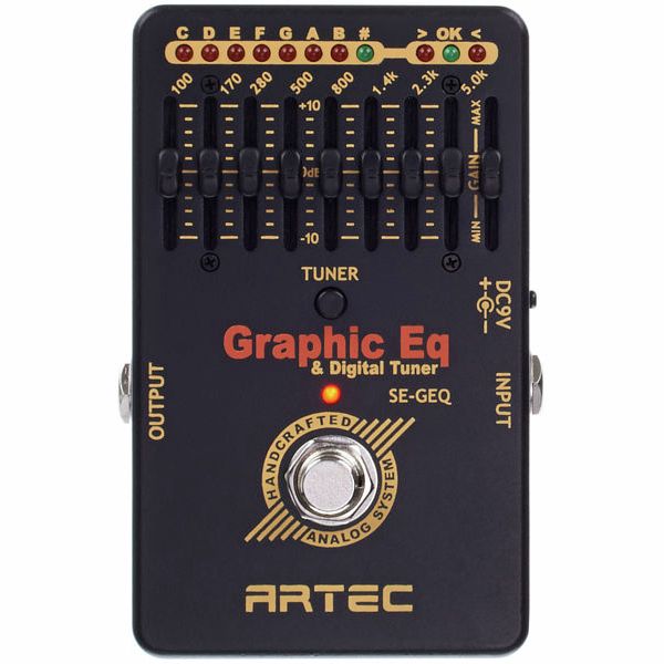 Artec Graphic Equalizer und Stimmgerät