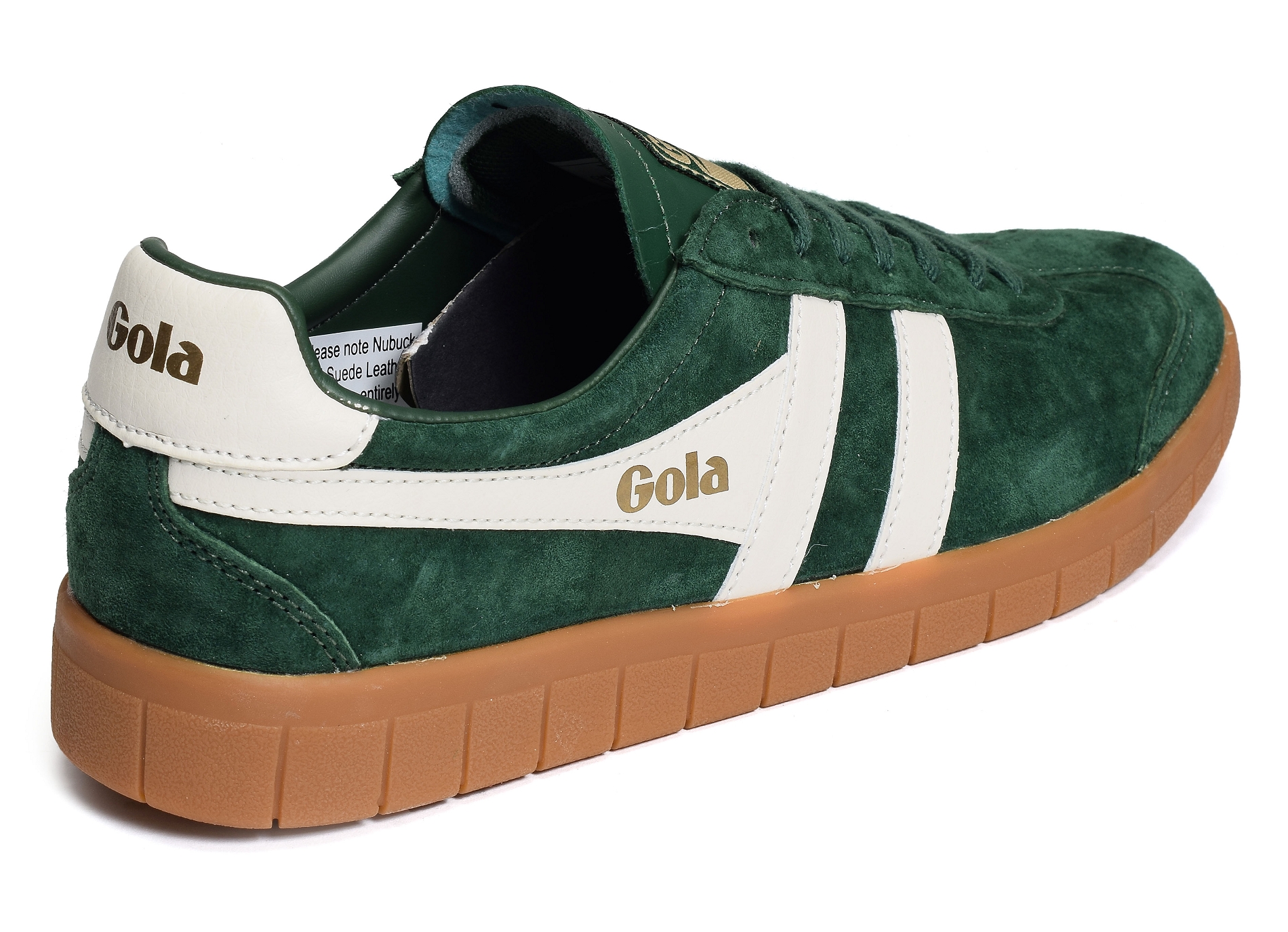 Hurricane suede trainers vert