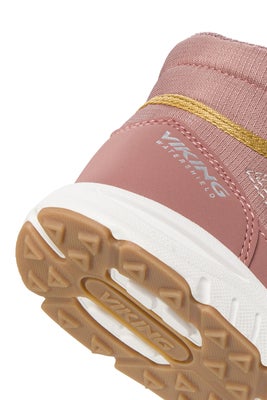 Viking Hovet Mid 1V WP Sneakers, Pink