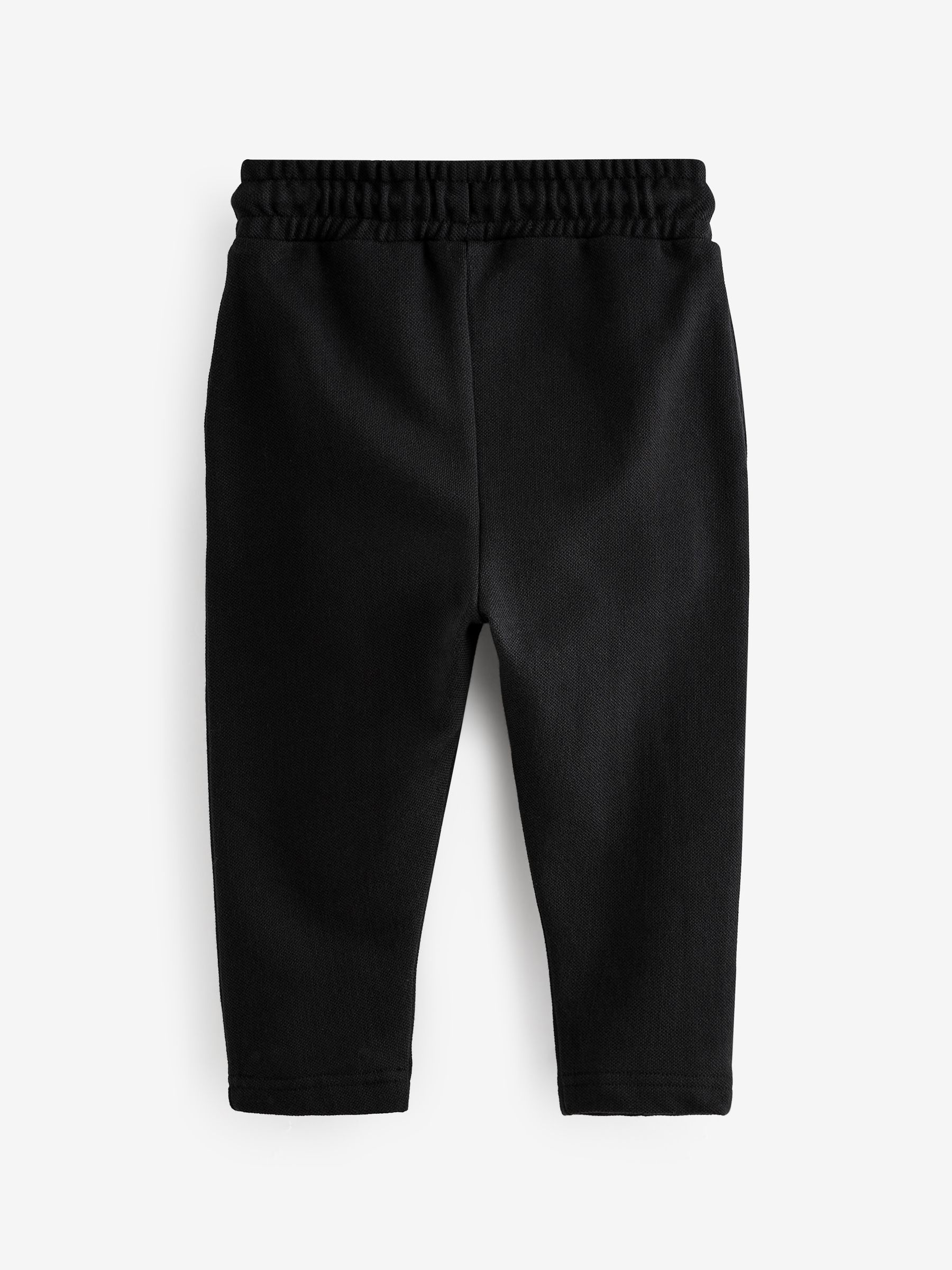 Zwart - Pintuck joggingbroek van 100% katoen (3mnds-7jr)