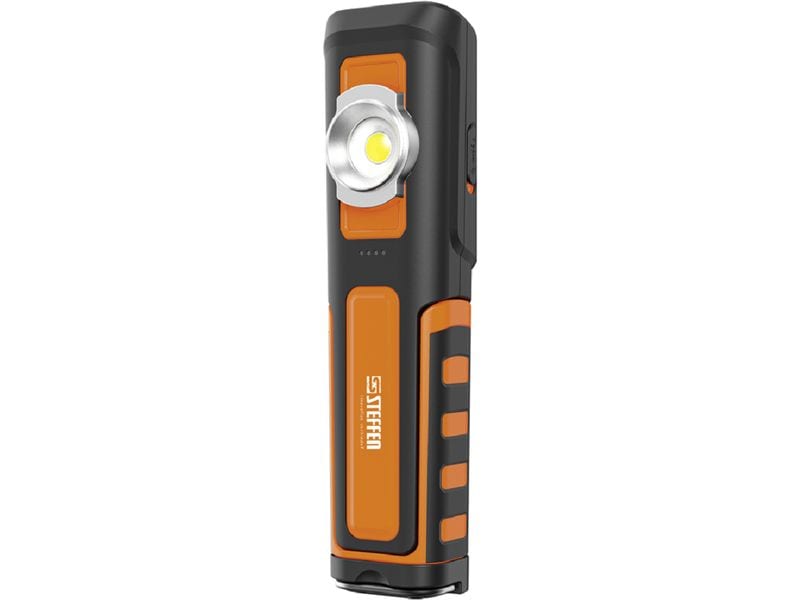 STEFFEN Akku-Lampe LED USB-C 5700K, 600 lm, 2600 mAh Akku-Arbeitsleuchte