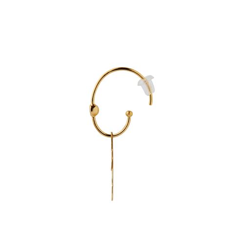 Stine A Bit Dot Creol Ørering, Gold Plated