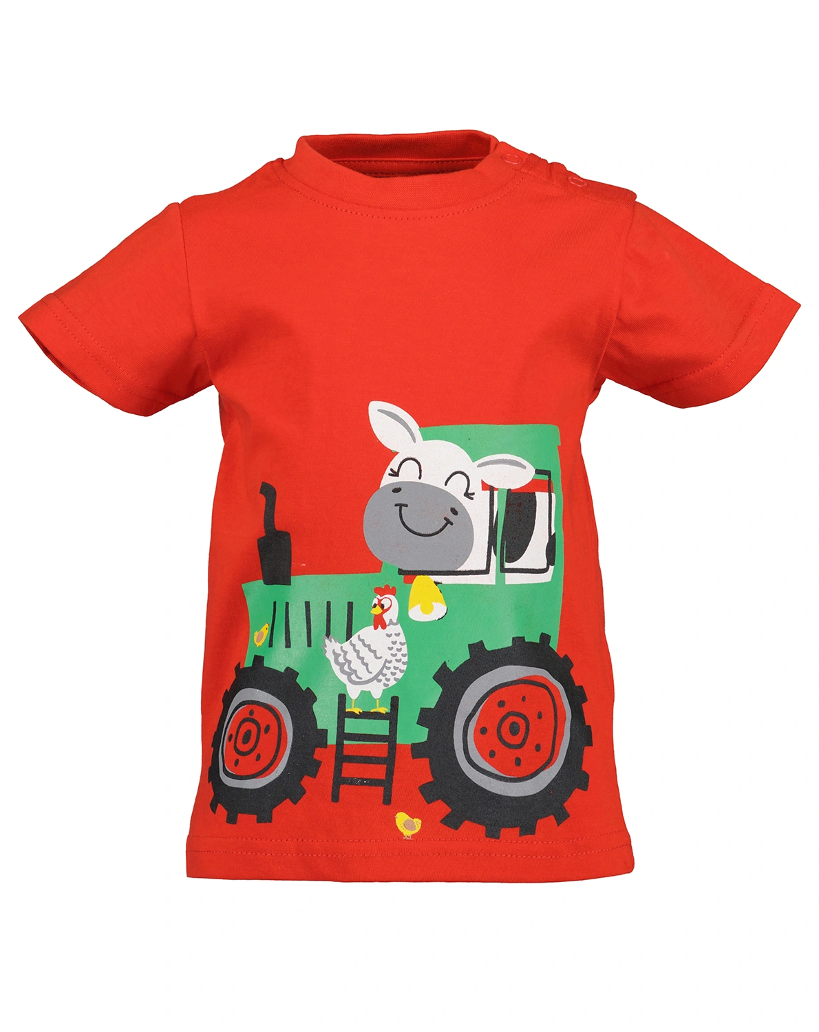 T-Shirt TRACTOR ANIMALS in tomate
