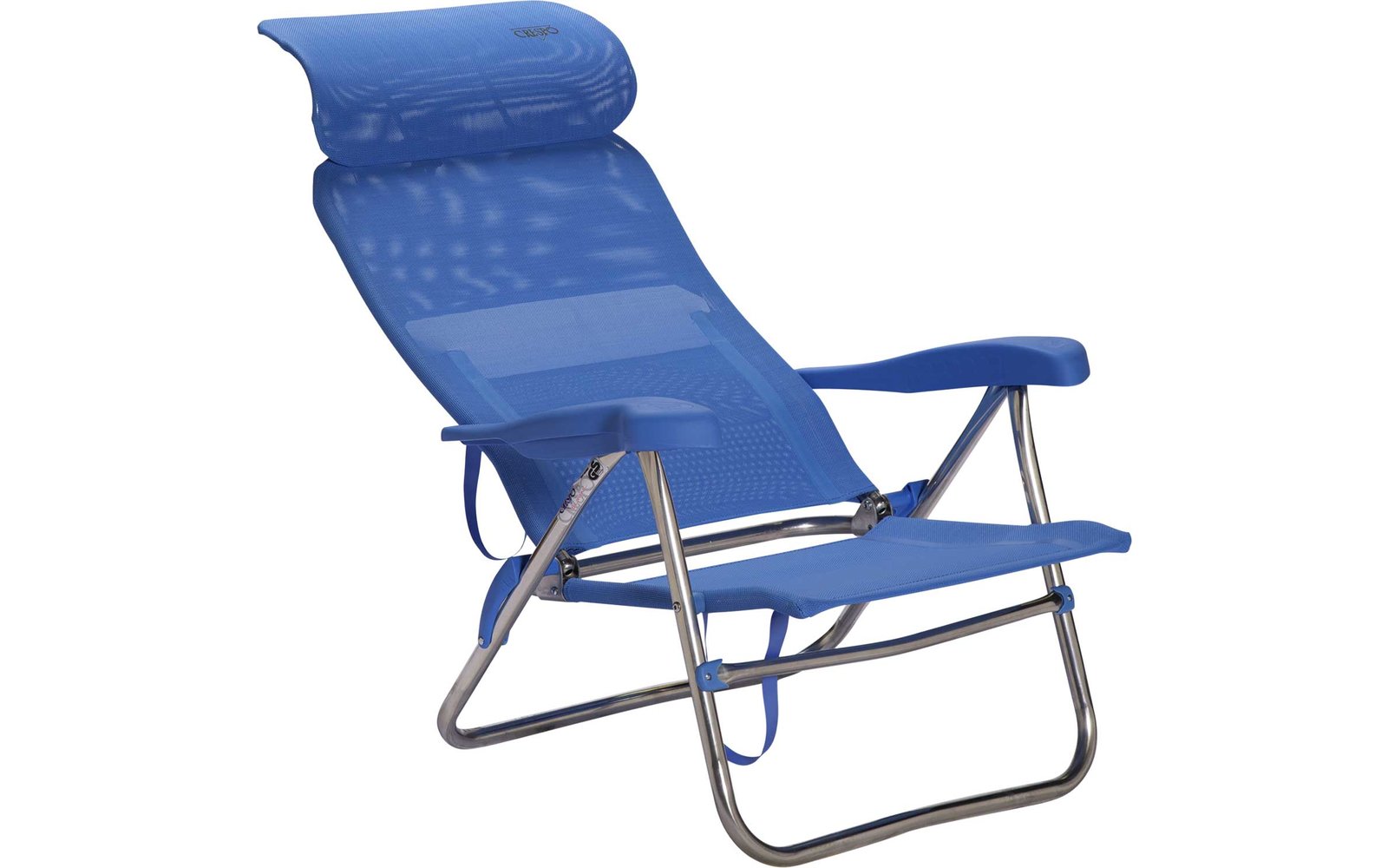 Crespo AL-205 Compact Beach Chair Strandstuhl grau