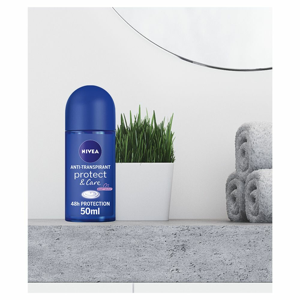 6x Nivea Deodorant Roller Protect en Care50 ml