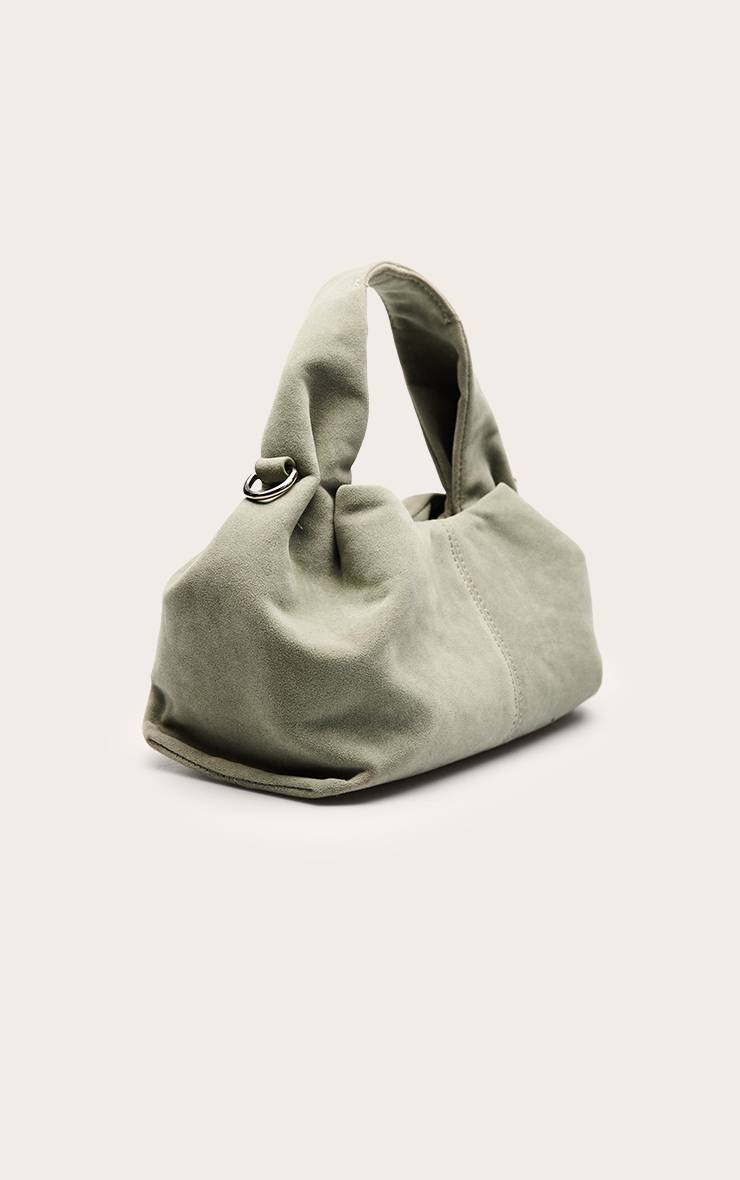 Pistache Mini Sac À Main Slouchy En Synthétique
