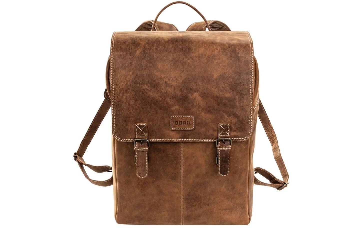Fotorucksack Kapstadt Cognac<br>Fotorucksack aus echtem Leder