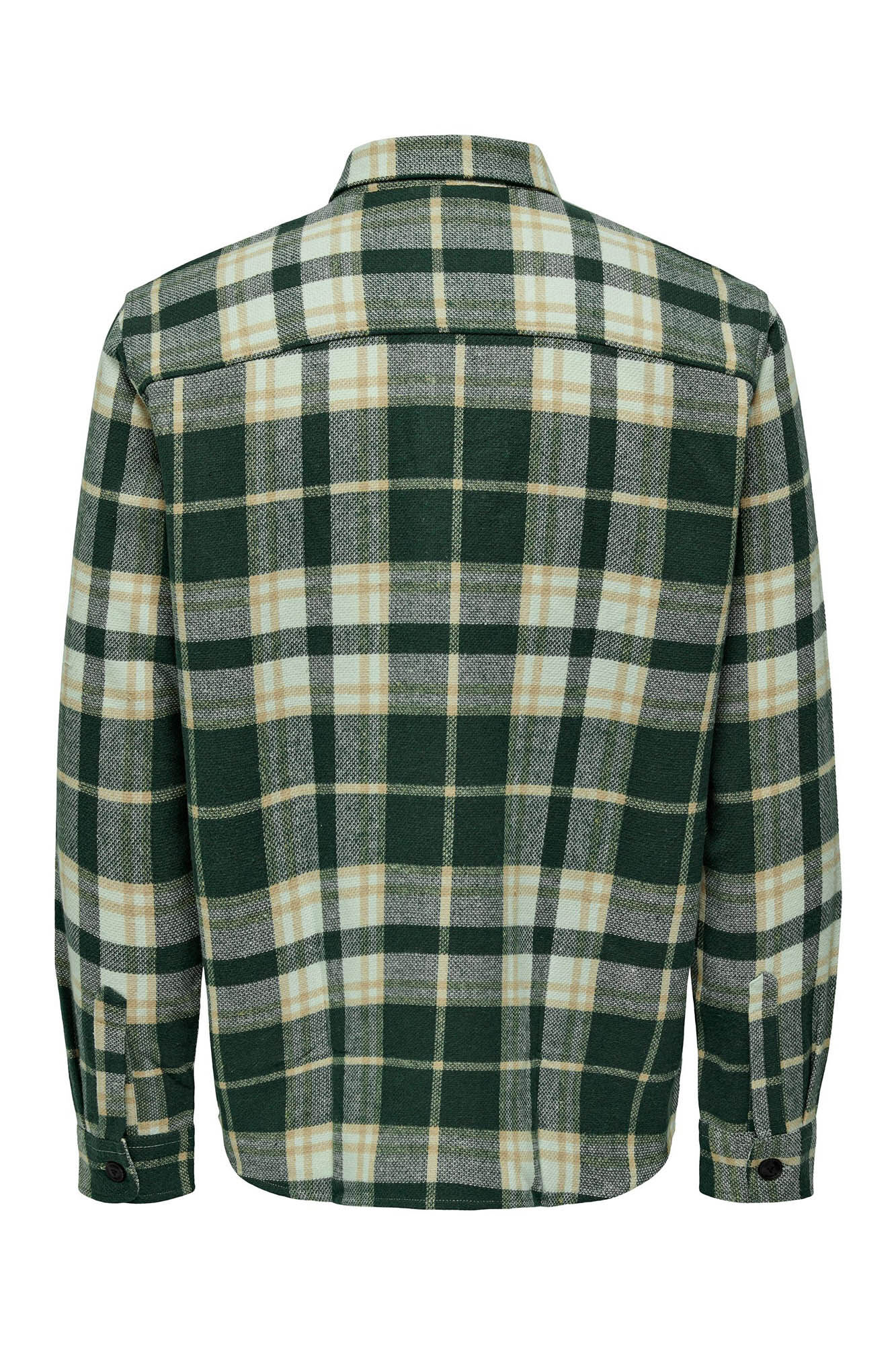 Camisa xadrez com bolsos