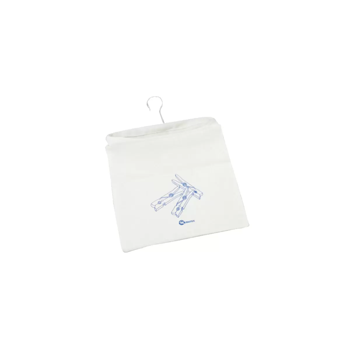 Wäscheklammern-Tasche Peggy weiss