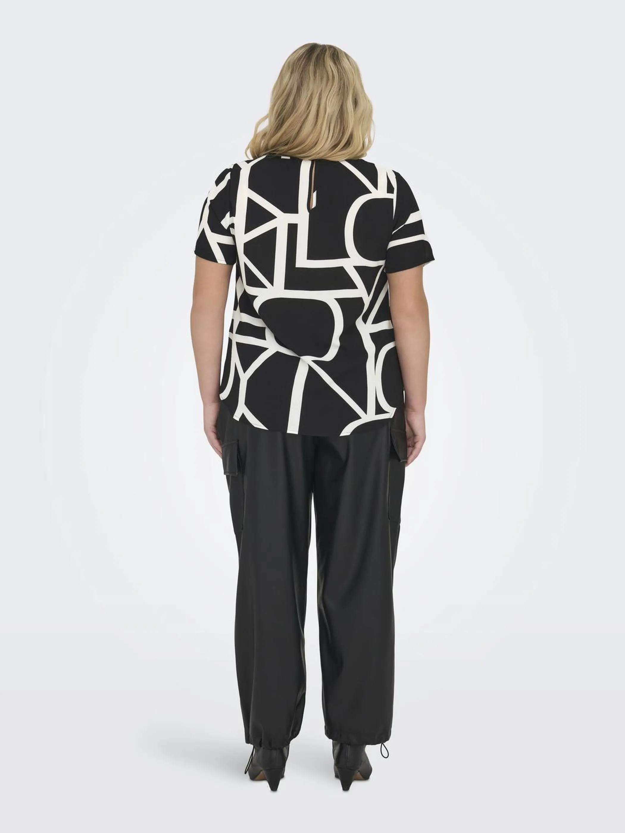 Only Carmakoma CARVICA SS AOP TOP NO Bluse