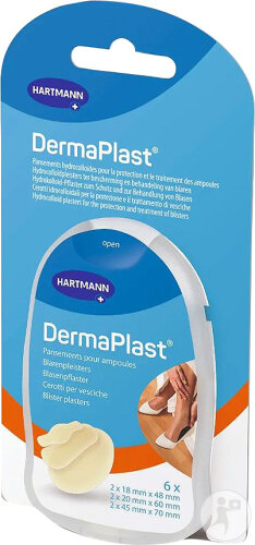 Hartmann DermaPlast Pansements Petites Ampoules 19x55mm 6 Pansements
