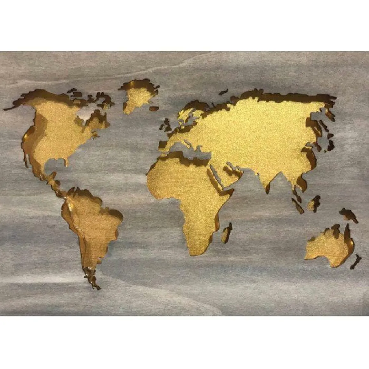 Rayher Mappemonde en bois
