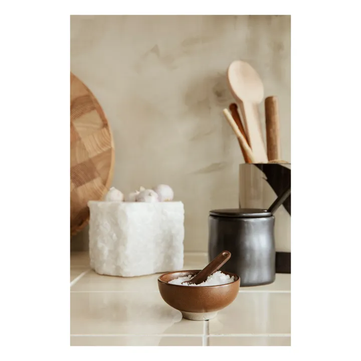 Ferm Living Pot à confiture Flow | Noir