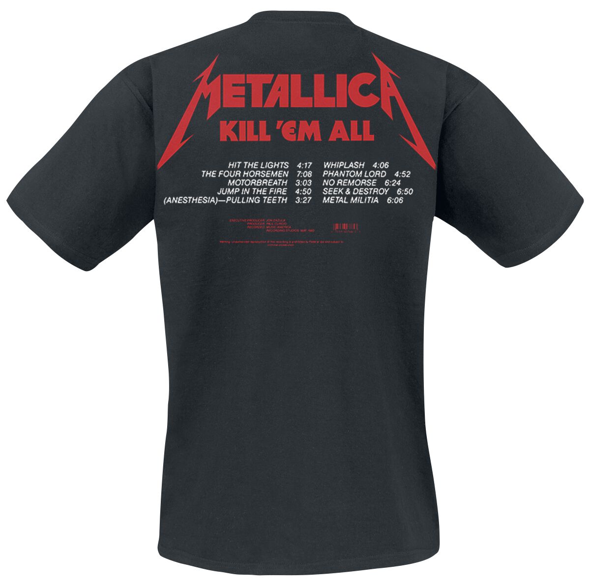 Kill 'Em All | Metallica T-Shirt Manches courtes