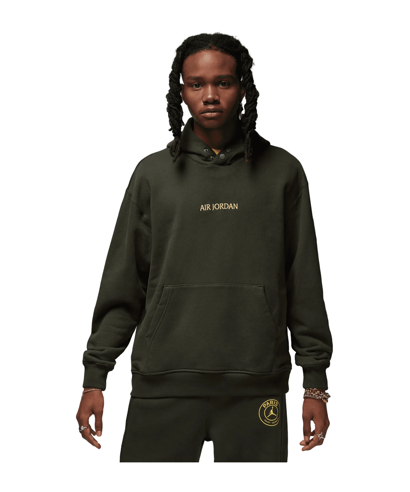 Jordan x PSG Fleece Hoody Damen Grau F355