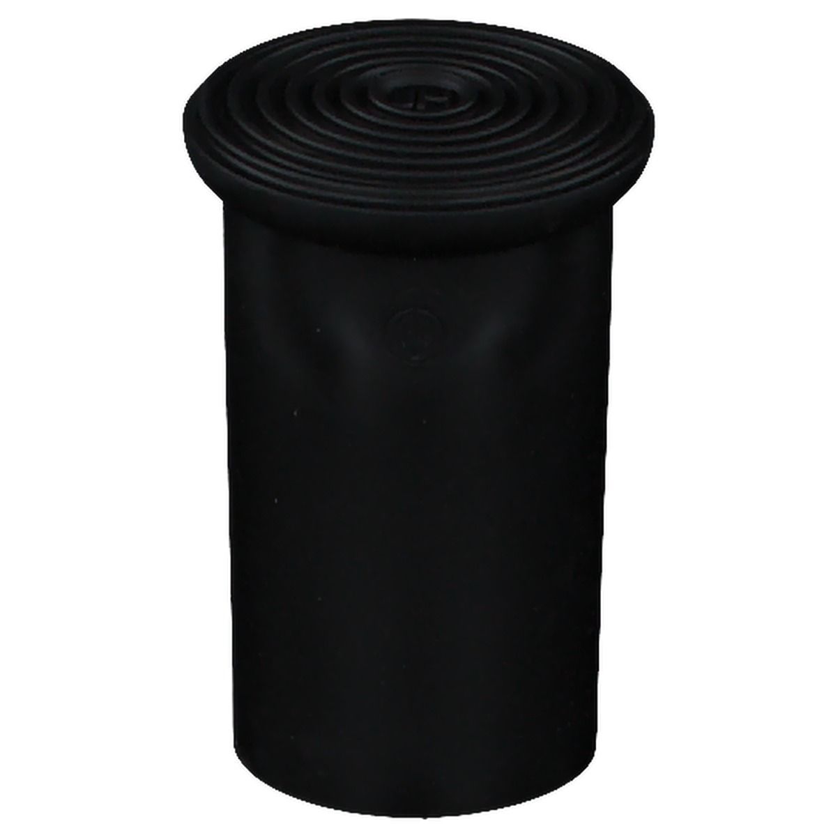 Krückenkapsel 18 mm schwarz