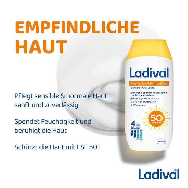 Ladival empfindliche & normale Haut Lotion LSF 50 +, 2x200 ml