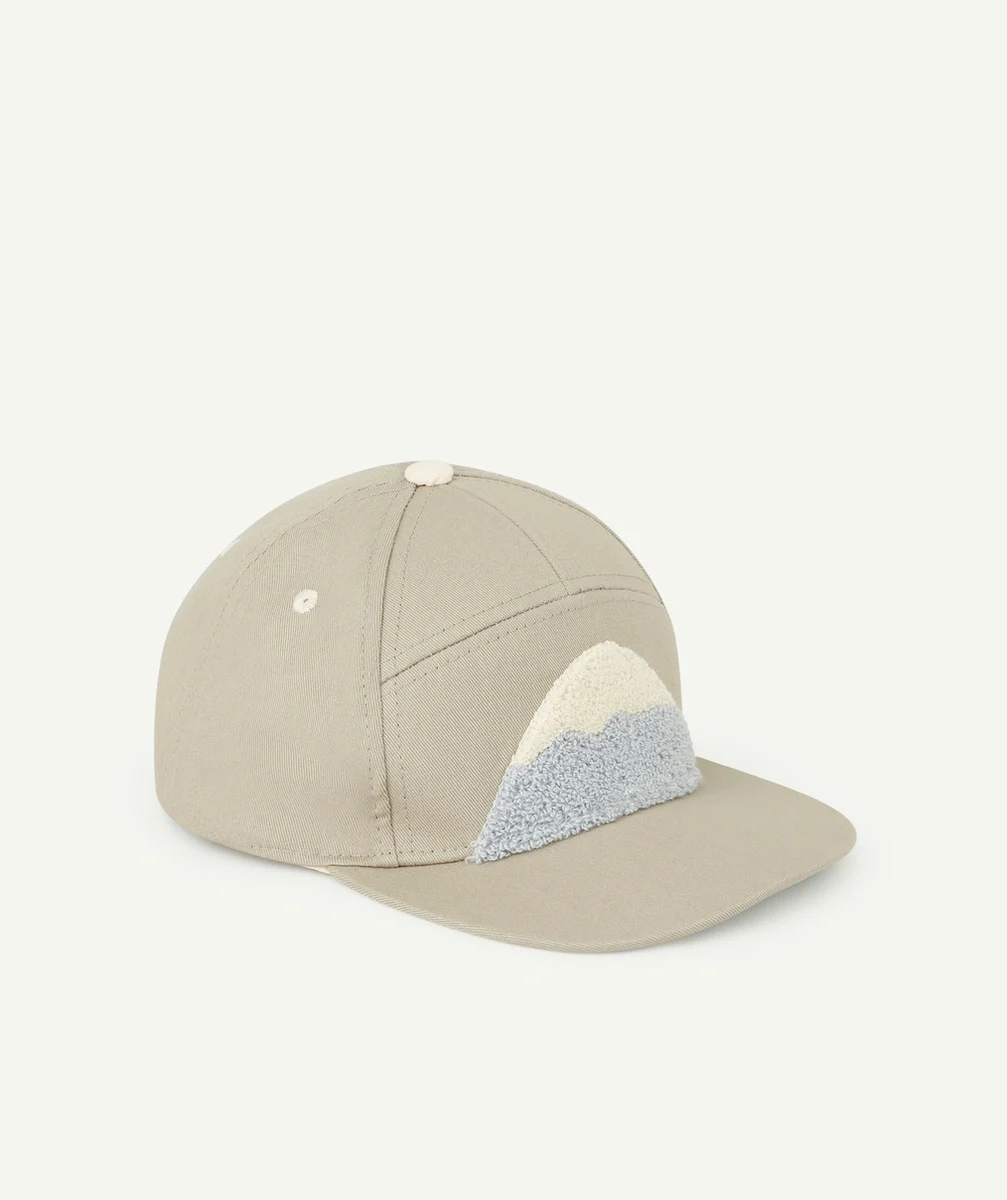 LASSIGCASQUETTE MONTAGNE EN COTON BIO VERTE
