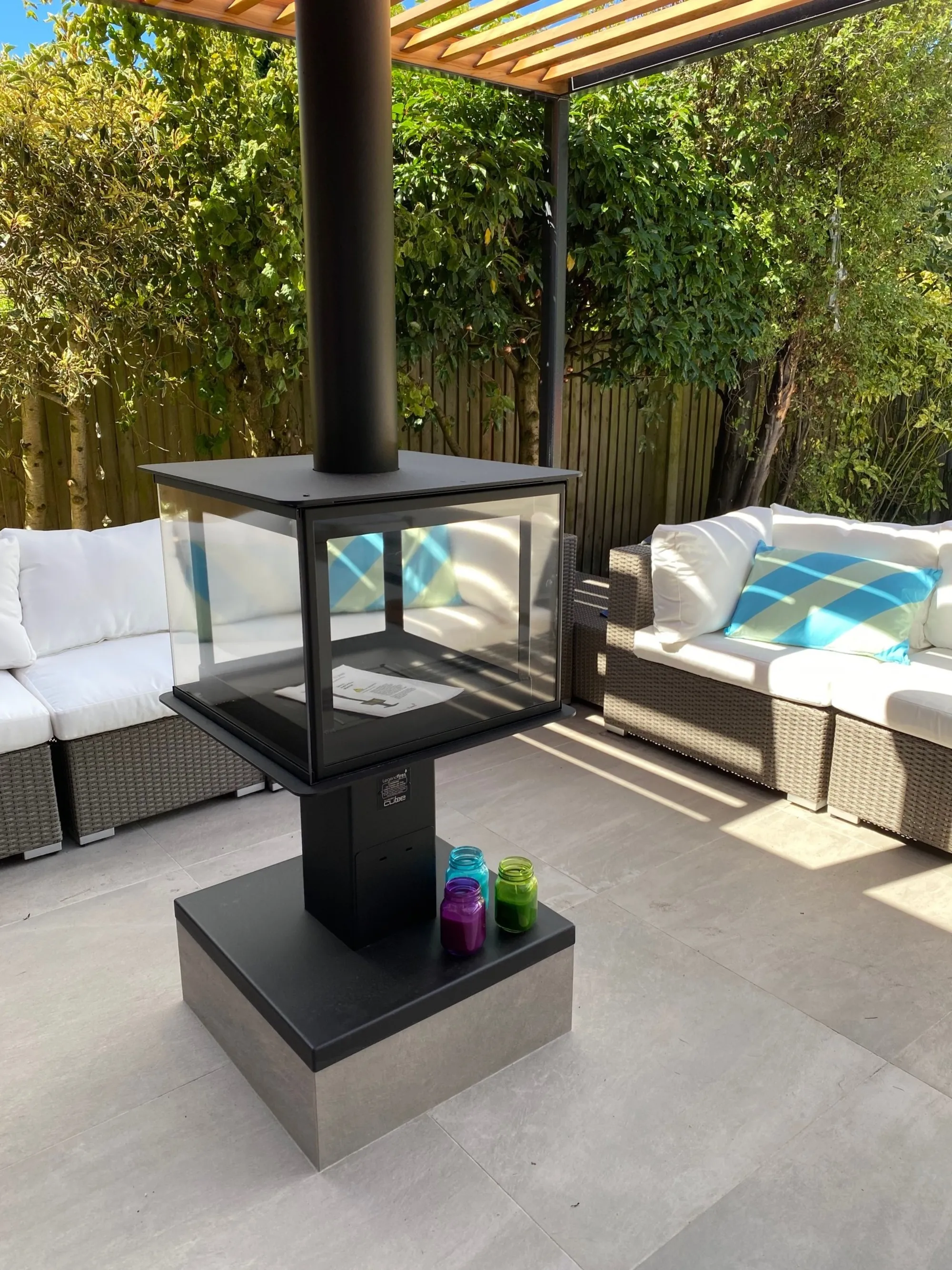 Loungeset met tafel 8-zits MAESTRO modulair PE rotan Lichtbruin