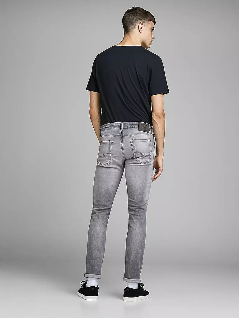 JACK & JONES Jeans Slim Fit JJIGLENN JJICON  grau
