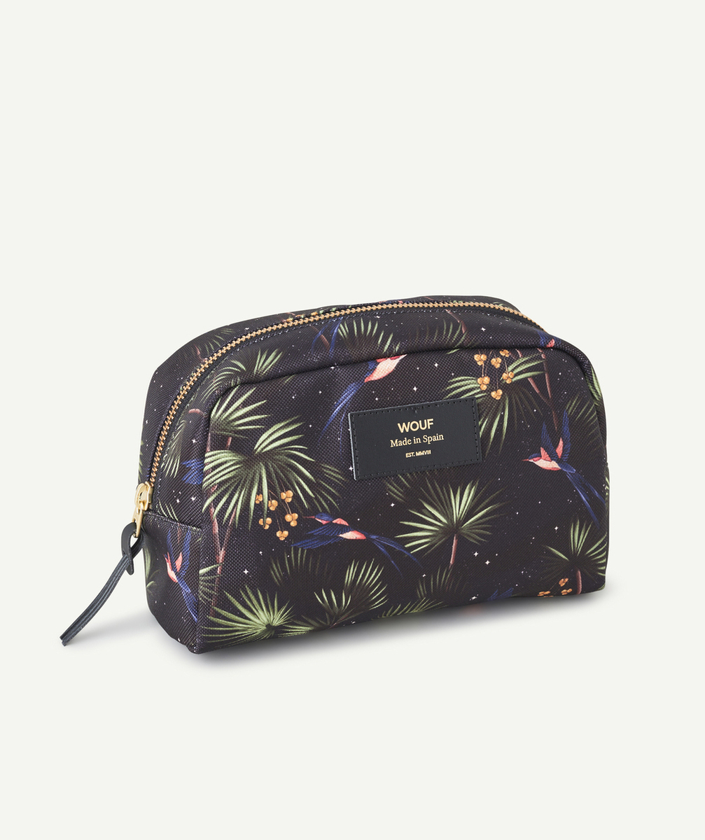 WOUFTROUSSE EN FIBRES RECYCLÉES ET IMPRIMÉE TROPICAL 21 X 12 X 10 CM