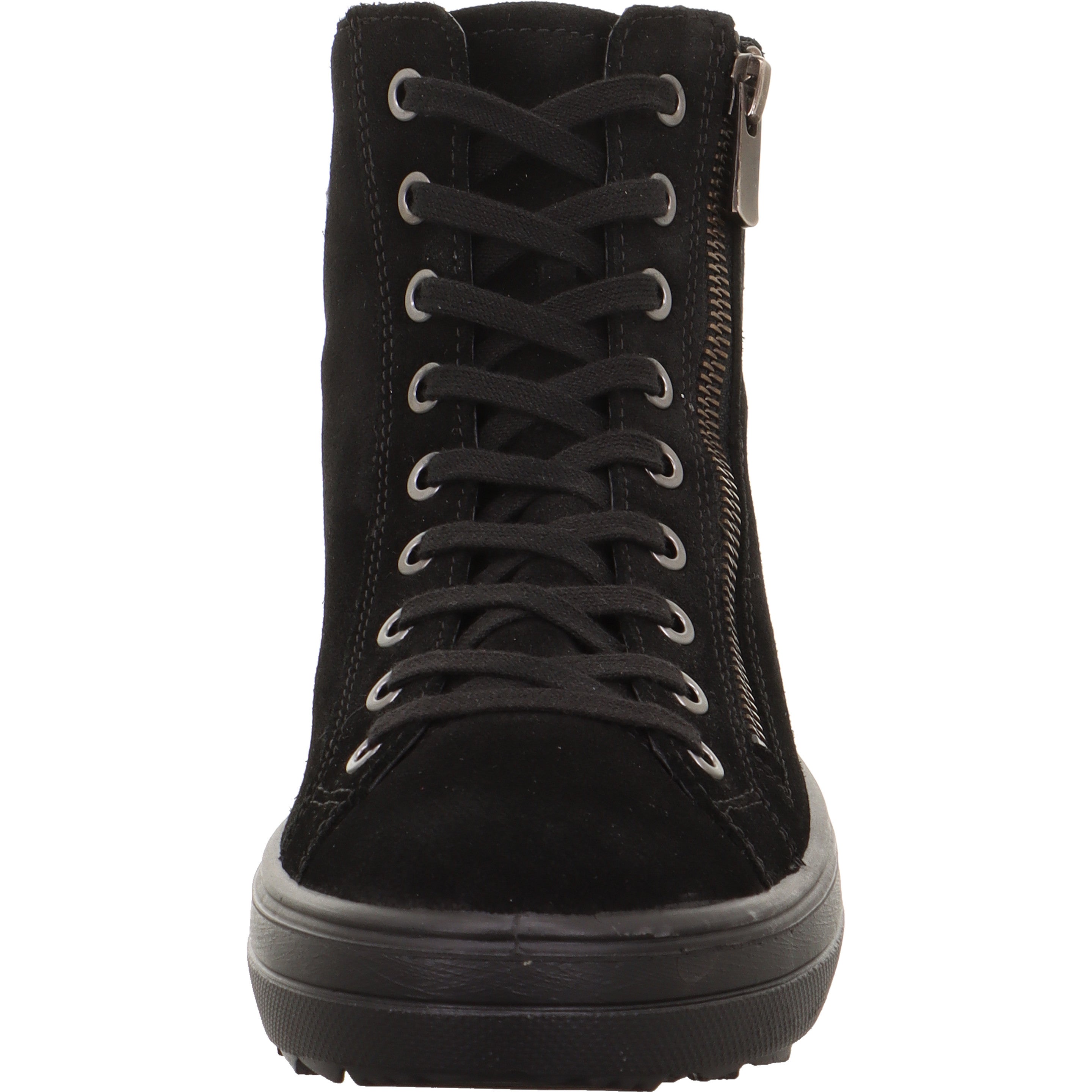 legero MIRA Damen  Sneaker high mit Reißverschluss - Farbe: Schwarz - Größe: 4