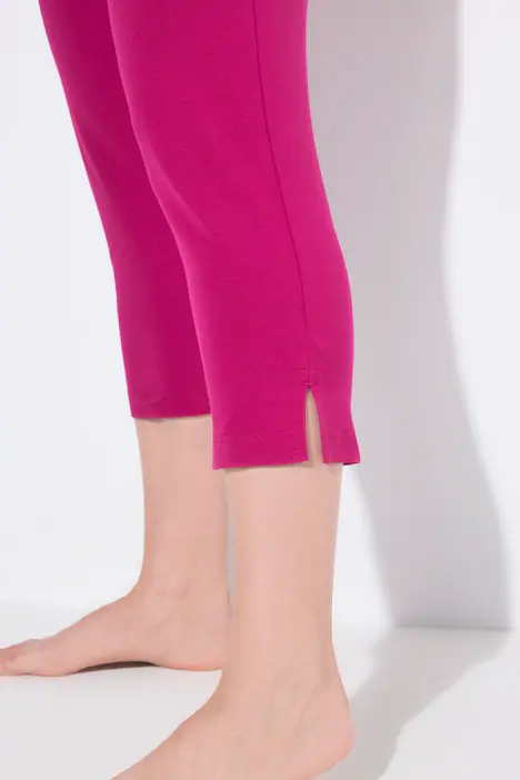 Caprihose, 7/8-Länge, Elastikbund, bis Gr. 66/68, fuchsia