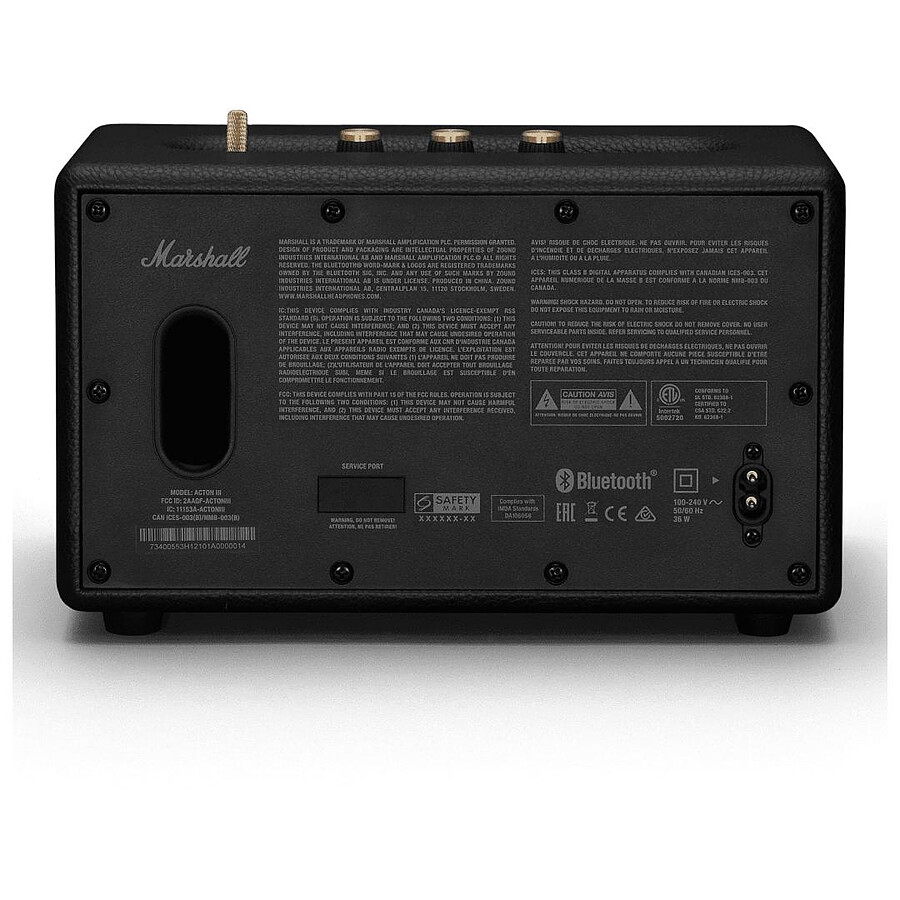 Marshall Acton III Noir - Enceinte compacte