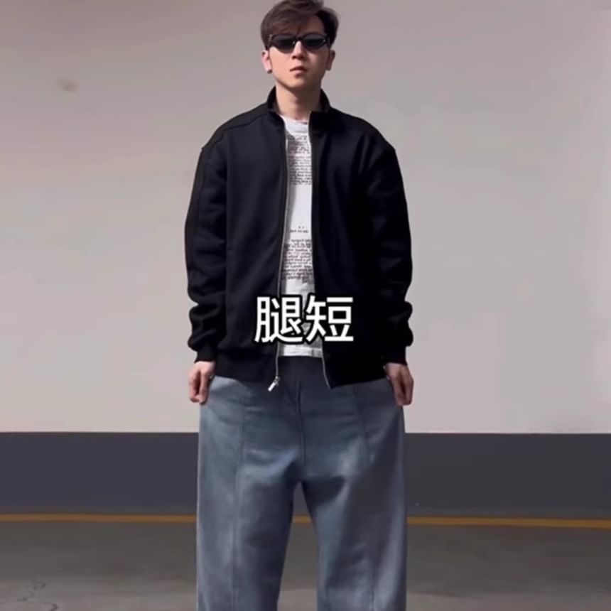 Chuoku - Mid Rise Plain Bootcut Dress Pants