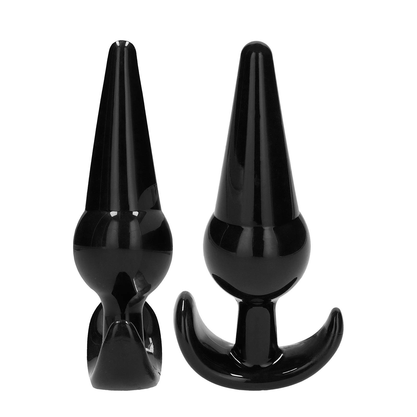 Sono 4-delige Buttplug Set voor Anaal Plezier - Zwart