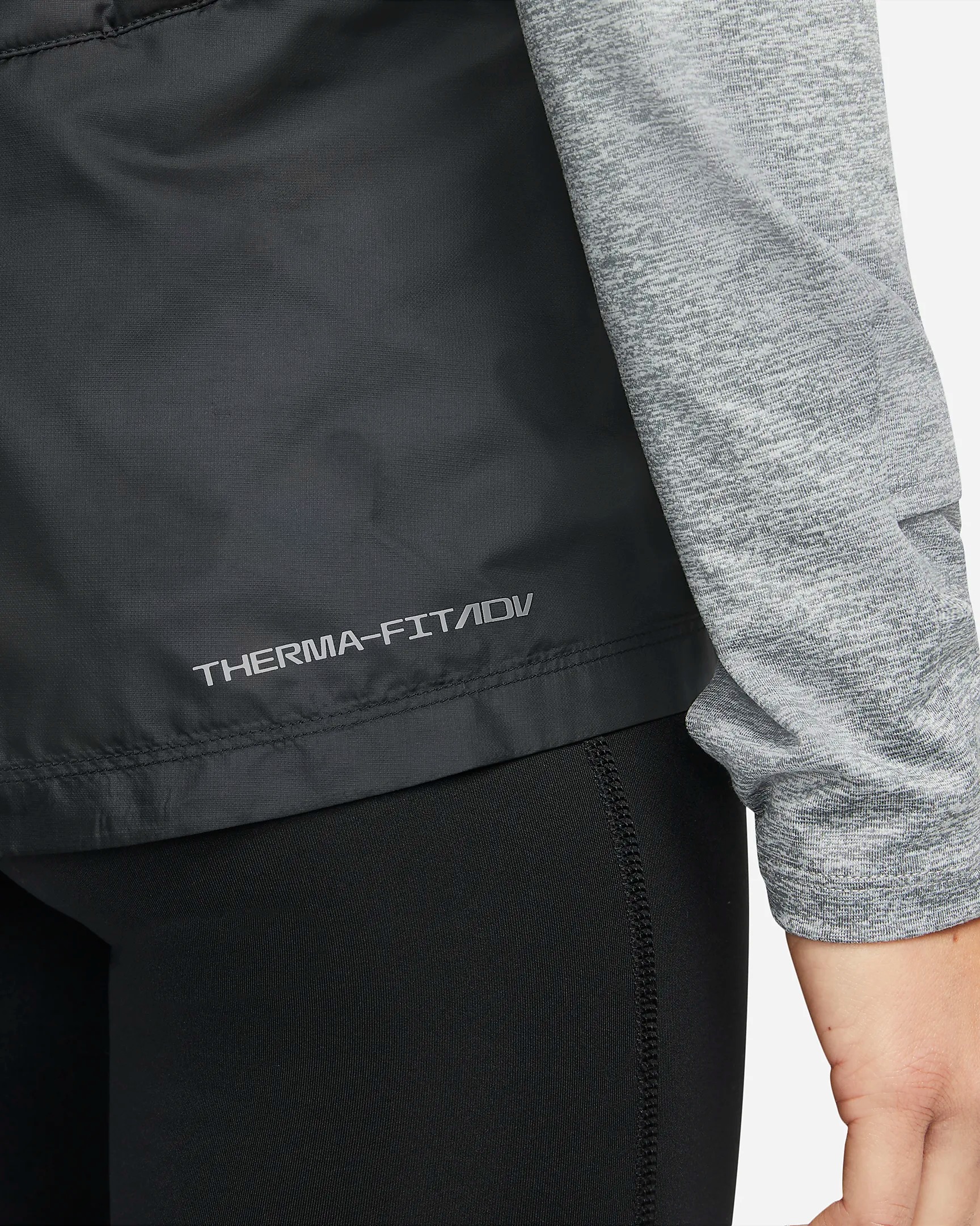 Therma-FIT ADV Downfill Running Gilet Dame 010/Black/Reflective Silver