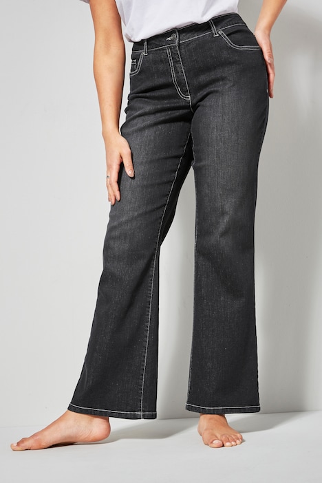 Bootcut-Jeans, Stretchkomfort, 5-Pocket, mit Schlag