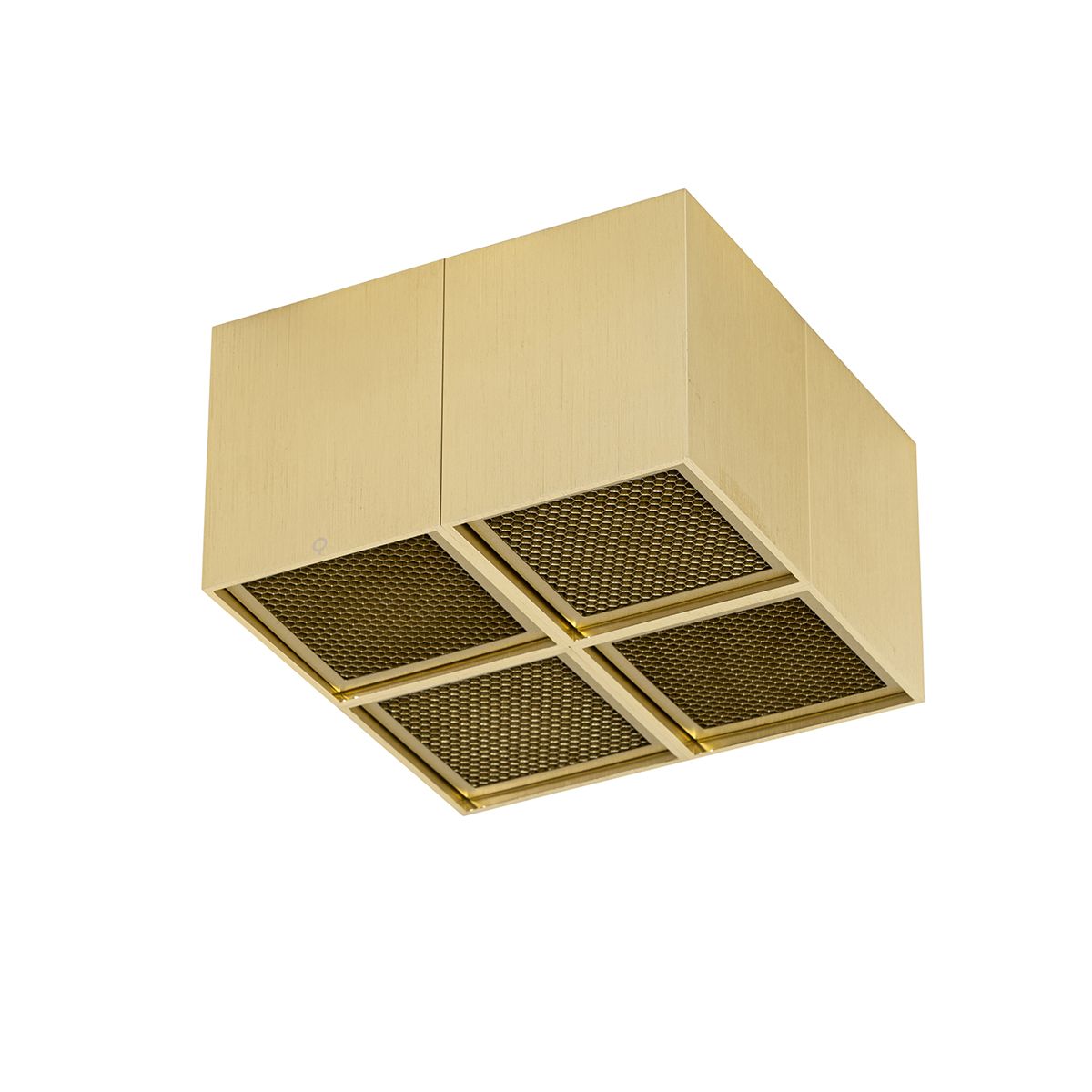 Design spot goud 4-lichts - Qubo Honey