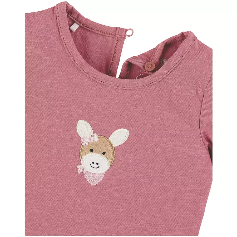 Sterntaler Kurzarm-Shirt Esel Emmi rosa