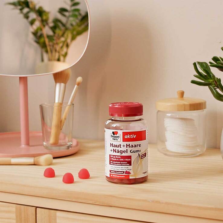 Doppelherz Haut + Haare + Nägel Gums, 60 St