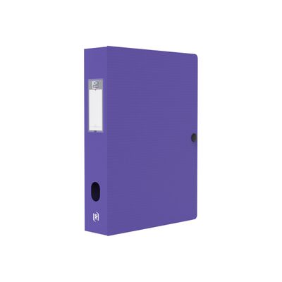 Oxford Memphis - Boîte de classement plastique - dos 60 mm - disponible dans différentes couleurs pastels
