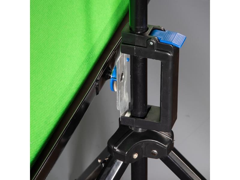 Hama Hintergrundsystem 2-in-1 180 x 180 cm Green-Screen-Hintergrund mit mitgeliefertem Stativ