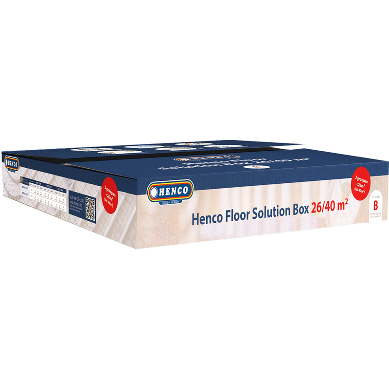 Henco vloerverwarmingspakket 26/40m² pakket B