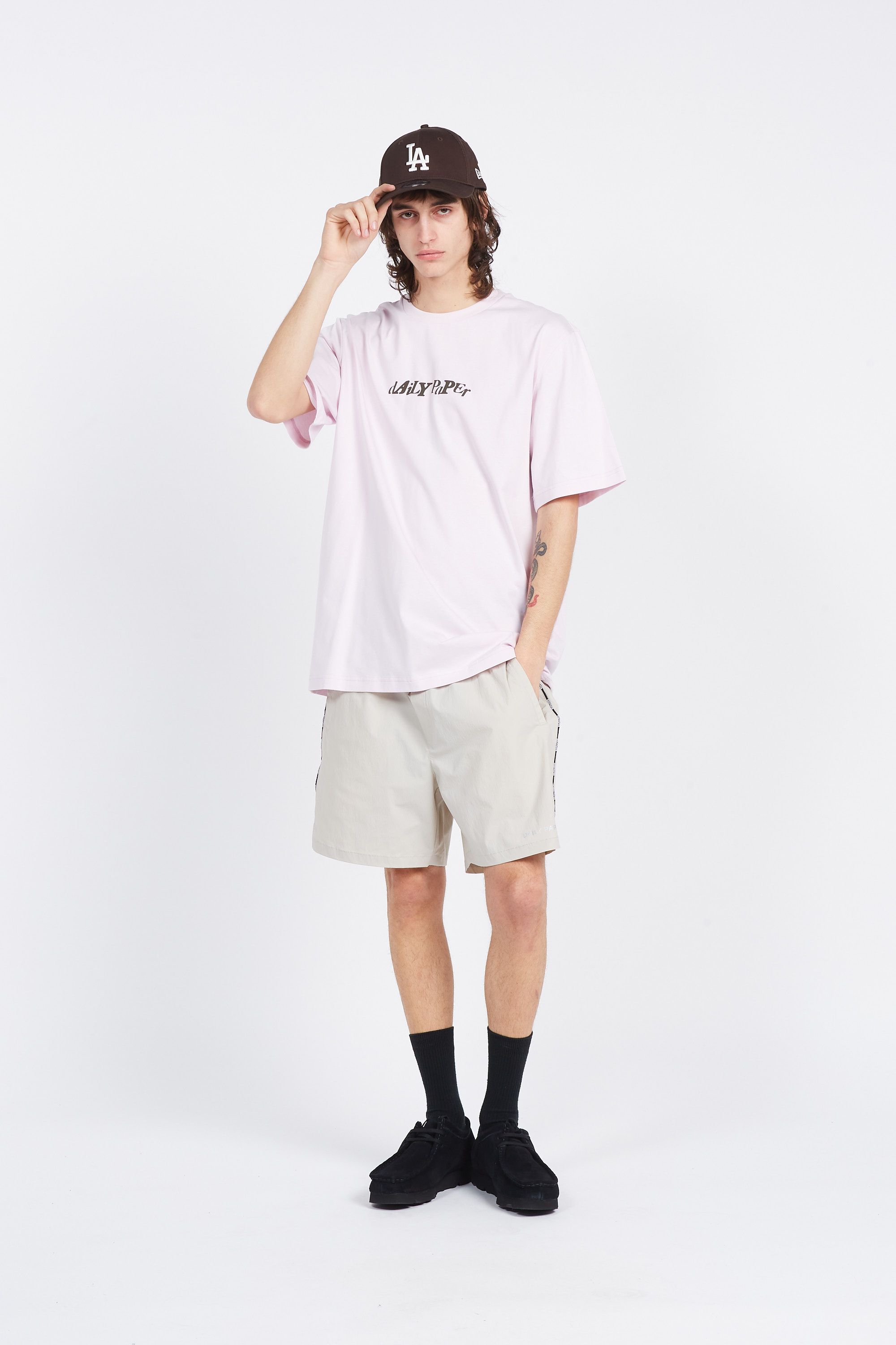 Daily Paper T-shirt unified type ss t-shirt Rose