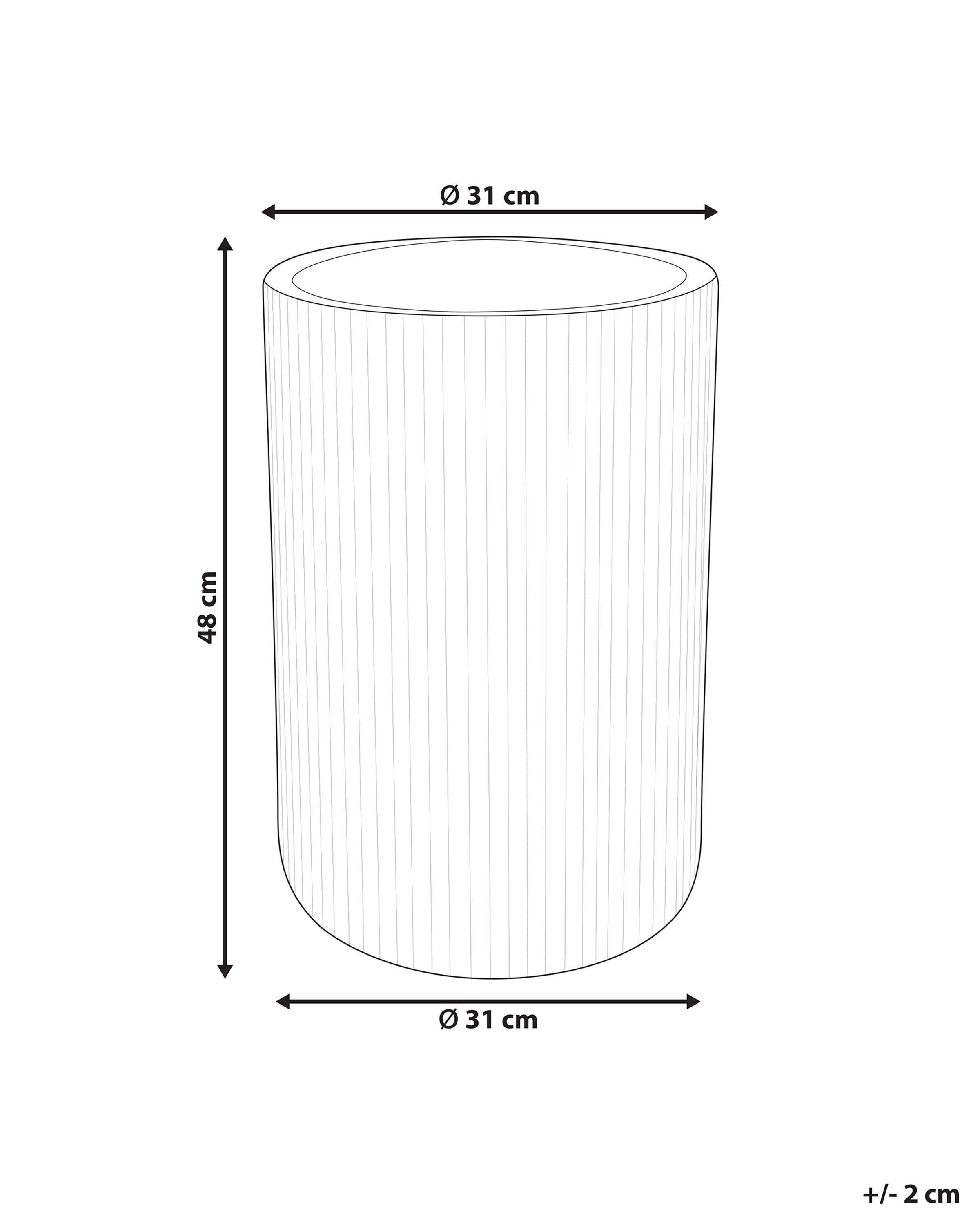 Bloempot EANTIO 30 cm Bruin