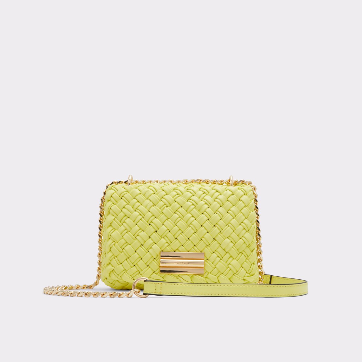 Rattanii Medium Yellow Women Crossbody Bags