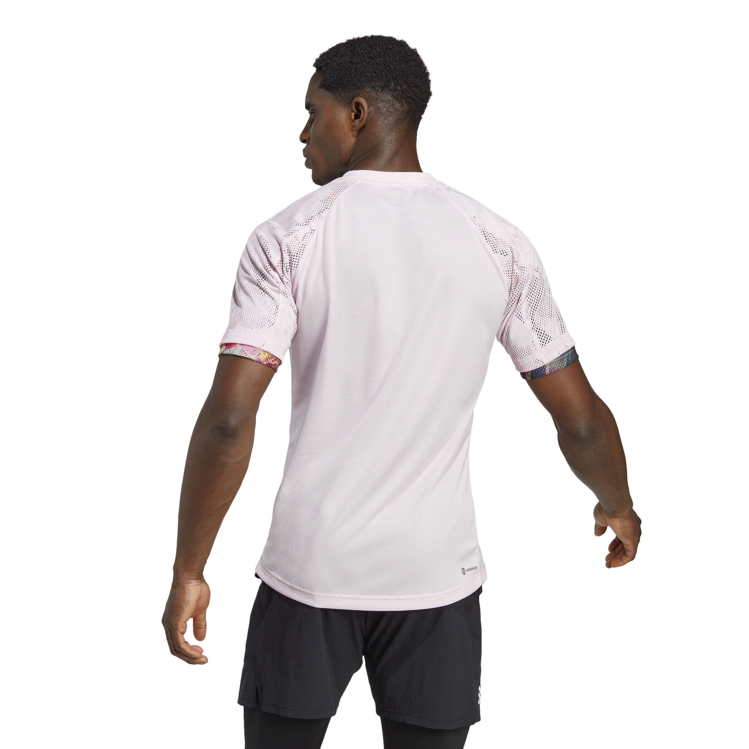 adidas Melbourne Ergo HEAT.RDY T-shirt Hommes - Rosé, Gris