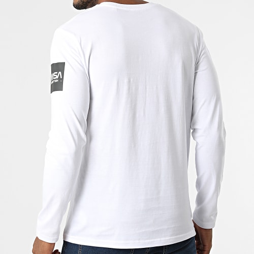 Tee Shirt Manches Longues Worm Expedition Camouflage Blanc