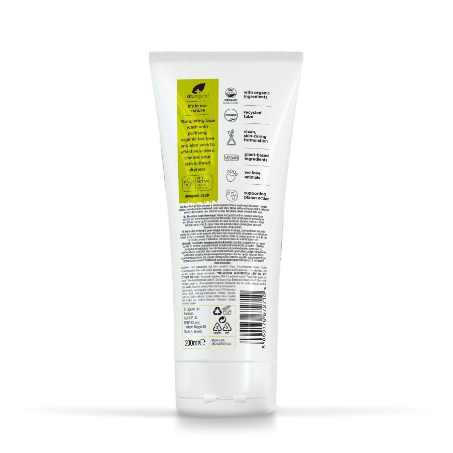 Dr. Organic Tea Tree Face Wash