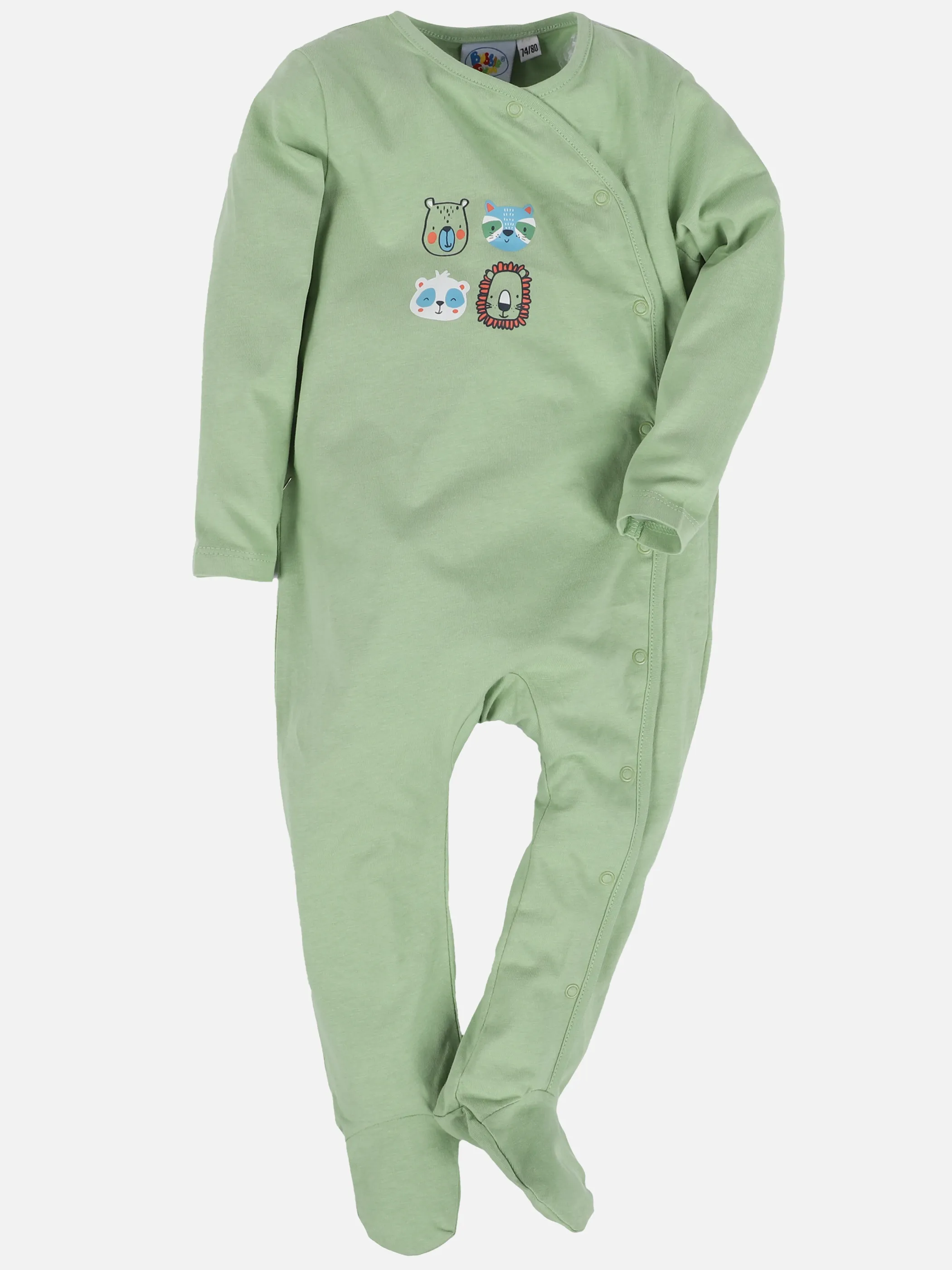 Baby Jungen Pyjama im 2er Set mit Fuß