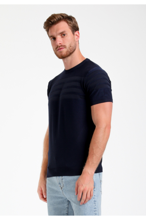 Gabbiano blauwe heren t-shirt