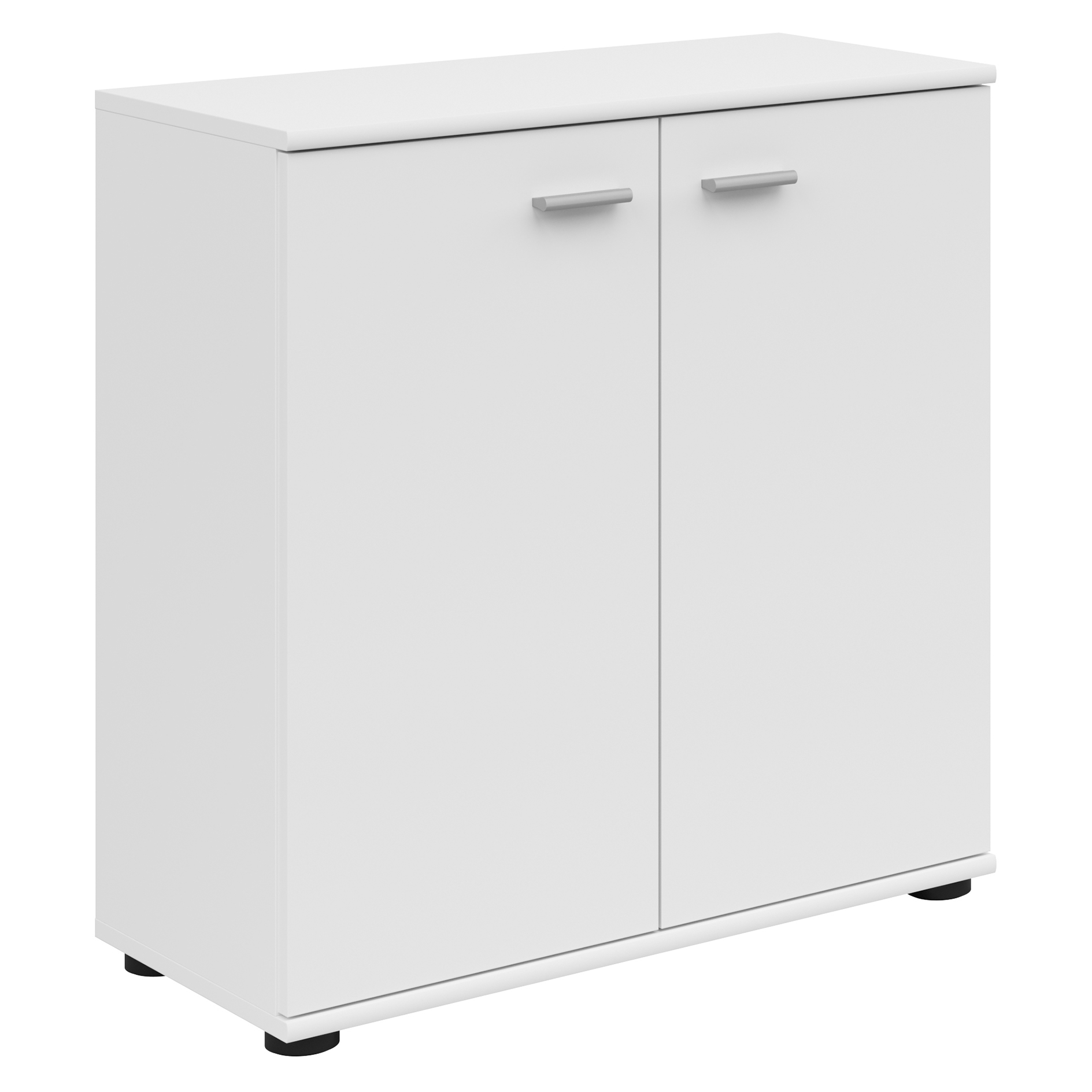 Kommode - weiß matt - 2 Türen - 71 cm breit