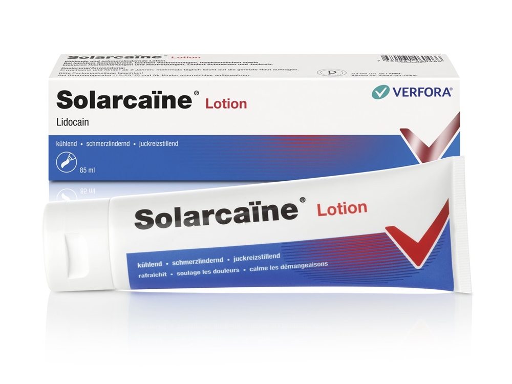 SOLARCAINE Lot Tb 85 ml<br>85 ml, Tube, Emulsion zur Anwendung auf der Haut