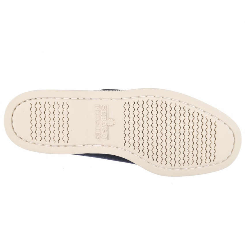 DOCKSIDES PORTLAND FLESH OUT Blue Navy-Chaussures bateau pour homme en suede Portland